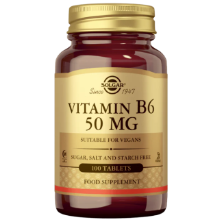 Solgar B6-vitamiini 50 mg 100 tabl 100 tabl