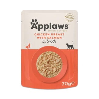 Applaws Kana ja lohi liemessä 70 g