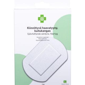 Apteekki Kiinnittyvä Haavatyyny L 5 kpl/rasia
