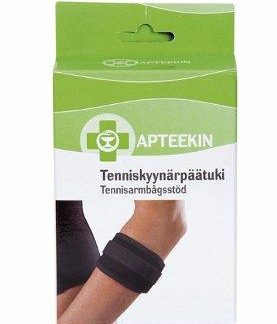 Apteekki Tenniskyynärpäätuki (Yksi Koko) Musta 1 kpl