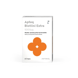 Apteq Biotiini Extra 5000 mikrog kaps