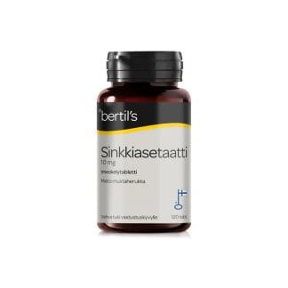 Bertils Sinkkiasetaatti (Imeskelytabletti) 120 tabl. 120 tabl