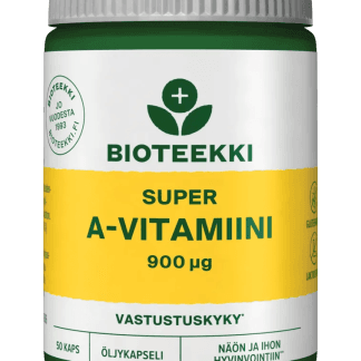 Bioteekki Super A-vitamiini 900 ug kapseli 50 kaps