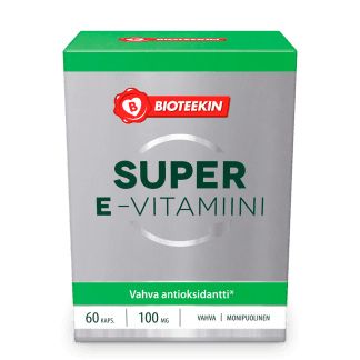 Bioteekki Super E-Vitamiini 60 kaps