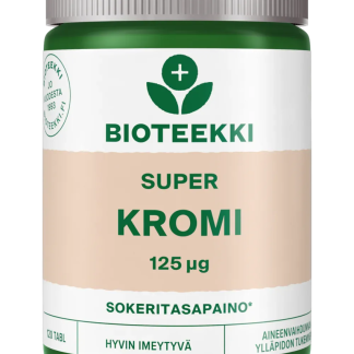 Bioteekki Super Kromi 125 ug 120 tabl
