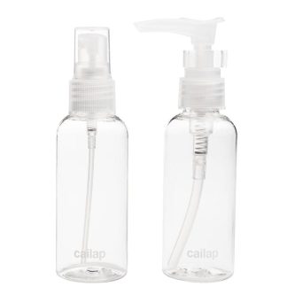 Cailap Matkaspray- Ja Pumppupullo 2x65 ml