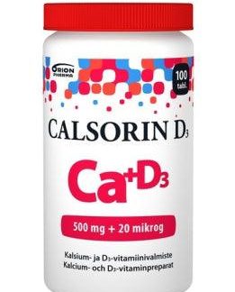 Calsorin 500 mg + D3 20 mikrog 100 tabl