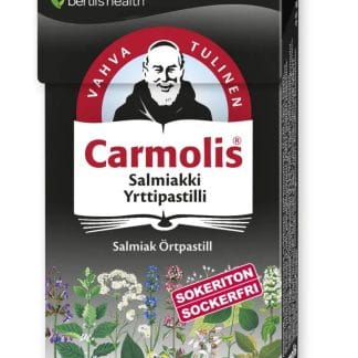 Carmolis Salmiakki Yrttipastilli 1x45 g