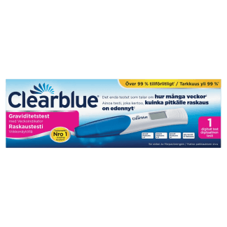 Clearblue Digitaalinen Raskaustesti Viikkonäytöllä 1 kpl