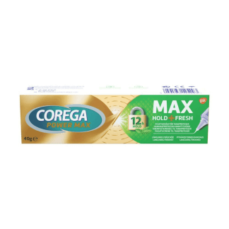 Corega Max Hold&Fresh hammasproteesin kiinnitysvoide 40 g