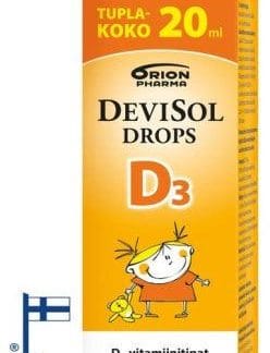 DeviSol D3 Drops - D-vitamiinitipat 20ml vauvalle 20 ml