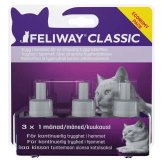 Feliway Classic Liuos Vaihtopullo 3x48 ml
