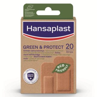 Hansaplast Green & Protect Strips 20 kpl