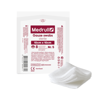 Medrull Gauze Swabs Sideharsotaitos 8Krs 5 kpl