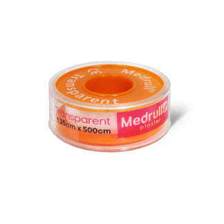 Medrull Transparent Kiinnelaastari 1,25cm x 500cm 1 kpl