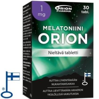 Melatoniini Orion 1 mg, Nieltävä tabl