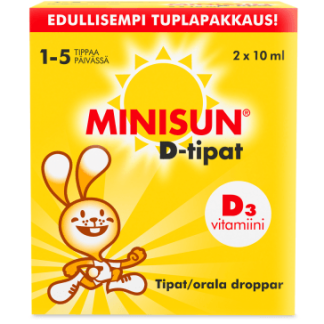 Minisun Drops - D-vitamiini vauvalle 2x10 ml