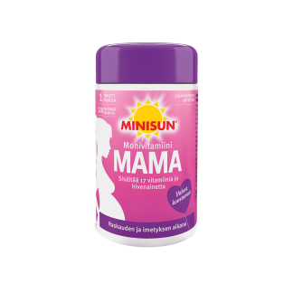 Minisun Multivitamin Mama (raskaus & imetys) 120 tabl
