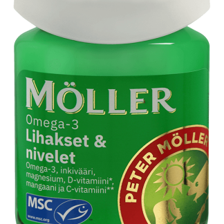 Möller Omega-3 Lihakset & Nivelet 60 kaps