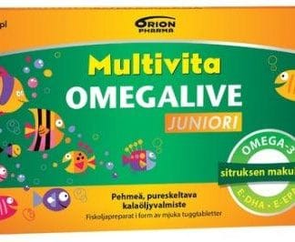 Multivita Omegalive Juniori 45 geelitabl