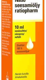 Naso Seesamiöljy Ratiopharm 10 ml