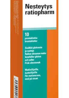 Nesteytys Ratiopharm - 10x poretabletti 10 poretabl