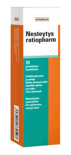 Nesteytys Ratiopharm - 10x poretabletti 10 poretabl