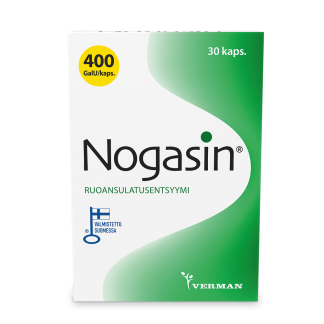 Nogasin 400 Gaiu Kaps 30kpl, 100kpl kpl
