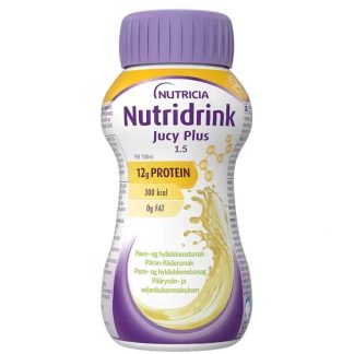 Nutridrink Jucy Plus Päärynä-Seljankukka 4x200 ml