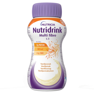 Nutridrink Multi Fibre Vanilja 4x200 ml