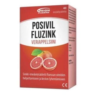 Posivil Fluzink Veriappelsiini 40 tabl