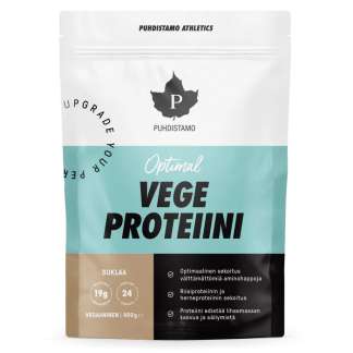 Puhdistamo Atheletics Optimal Vege Proteiini Suklaa 600 g