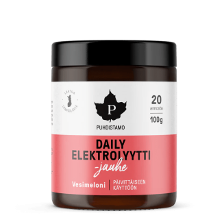 Puhdistamo Daily Elektrolyytti Vesimeloni 100 g