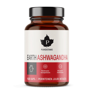 Puhdistamo Earth Ashwagandha 120 kaps