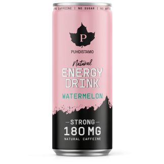 Puhdistamo Natural Energy Drink Watermelon 330 ml