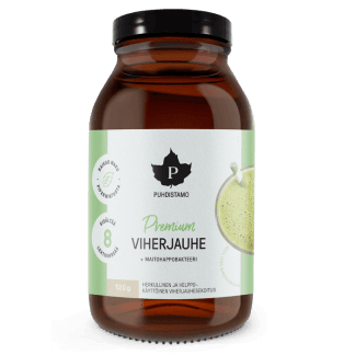 Puhdistamo Premium Viherjauhe + Maitohappobakteeri 120 g