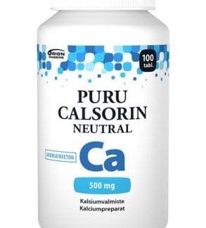 Puru Calsorin Neutral 500 mg 100 purutabl