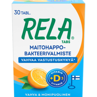 Rela Tabs Appelsiini + D3 tabl