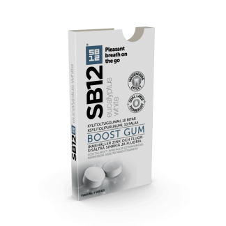 Sb12 Boost Eucalyptus White Purukumi 10 kpl