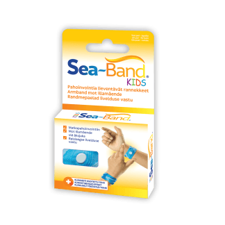 Sea-Band Kids Pahoinvointirannekkeet, sininen 1 pari 1 pari