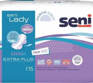 Seni Lady Extra Plus Virtsankarkailusuoja 15 kpl