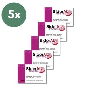 Sideral Folic 30mg, 5x20 pss