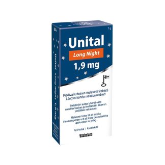 Unital Long Night 1,9 mg - Melatoniini tabl