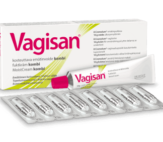 Vagisan Kombi-Yhdistelmäpakkaus 8 Puikkoa+10 g Voide 1 kpl