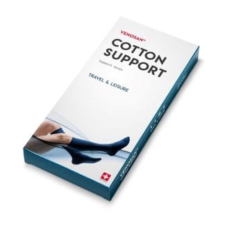 Venosan Cotton Support Tukisukka Navy XL 1 pari