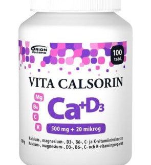 Vita-Calsorin 500mg+20mikrog 100 tabl