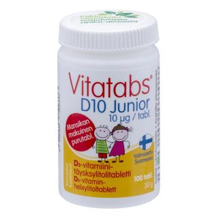 Vitatabs D 10 mikrog Junior 100 tabl