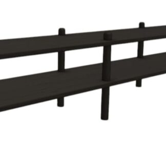 Askel matala tv-taso 203x35x38 cm hiili