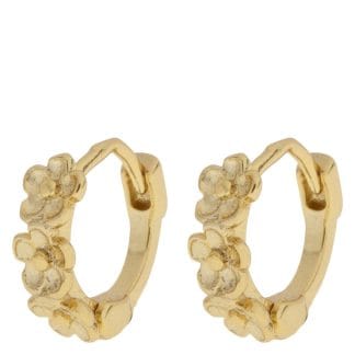 Timi Of Sweden Lupine Flower Huggie Earrings