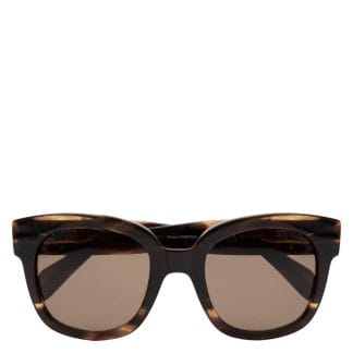 GLAS Chloe Dark Brown Sunglasses Strength 3.0 +